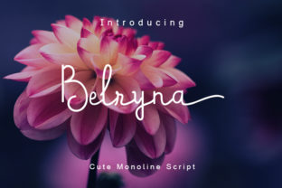 Belryna: The Elegant Script Font for Modern Branding