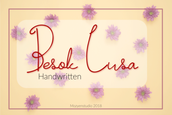 Besok Lusa Font: A Friendly Script Typeface for Brand Building