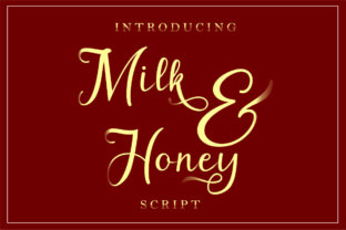 Choosing Milk Honey: The Elegant Script Font for Your Brand Story