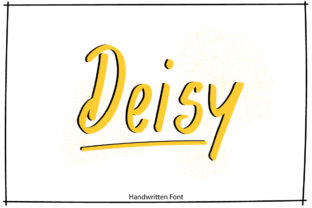 Deisy: The Striking Script Font for Crafters and Product Creators