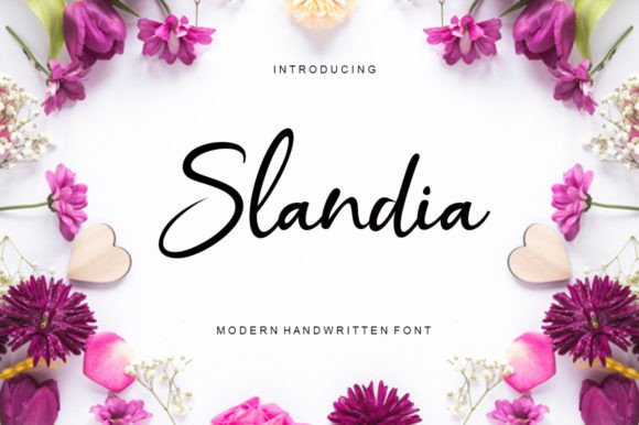 Discover Slandia: A Charming Handwritten Script Font