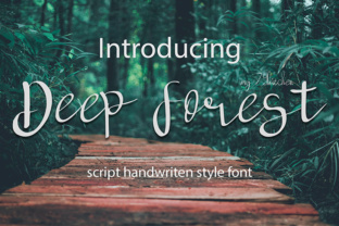 Discover the Charm of Deep Forest Font