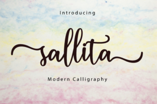 Discover the Elegance of Sallita Script Font