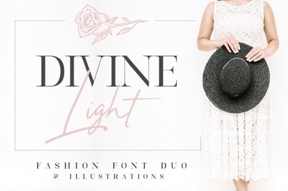 Divine Light Duo: A Versatile Font for Elegant Campaigns