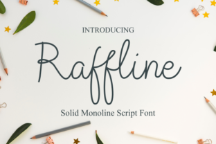Elevate Your Craft with Raffline Script Font