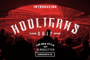 Enhance Your Brand with Hooligans: A Bold Blackletter Font