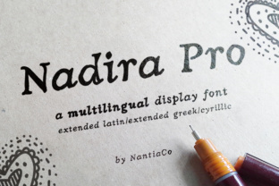 Exploring Nadira: A Shabby Chic Serif Font for Elegant Publishing