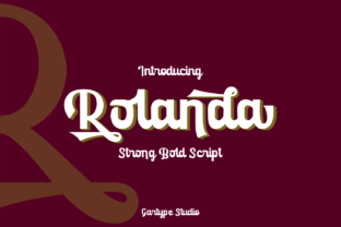 Exploring Rolanda: A Bold Script Font for Authentic Branding