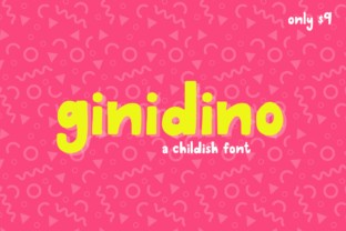 Ginidino: A Quirky and Fun Sans Serif Font for Web Design