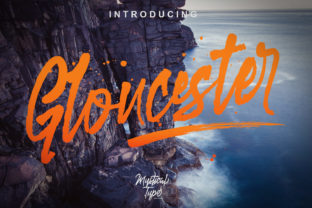 Gloucester Script: A Trendy Handmade Brush Font for Digital Design