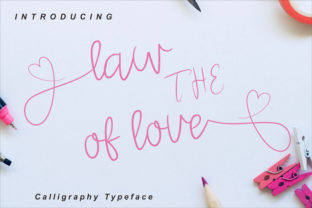How The Law of Love Font Enhances Editorial Design