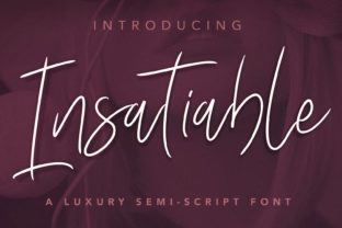 Insatiable Script: A Typographic Experience for Editorial Design