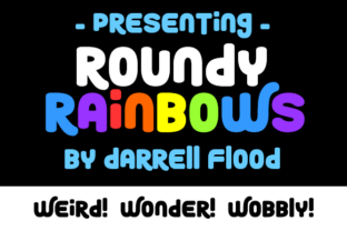 Roundy Rainbows: The Crafty Font for Everything You Make