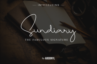 Sundiary: A Signature Script Font for Editorial Mood