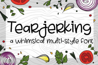 Tearjerking: A Versatile Handwritten Font for Editorial Mood