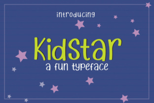 The Kidstar Font: A Vibrant Sans Serif for Youthful Designs