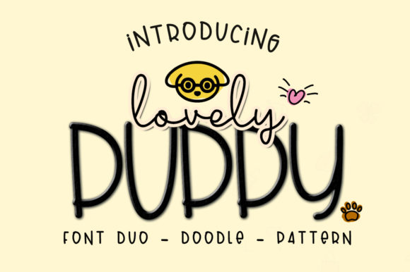 The Lovely Puppy Duo Font Brings Playful Personality to Your Project