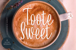 Toote Sweet Script: An Editorial Designer's Condensed Font