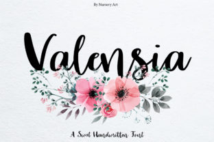 Valensia: An Elegant Brush Font for Design Projects