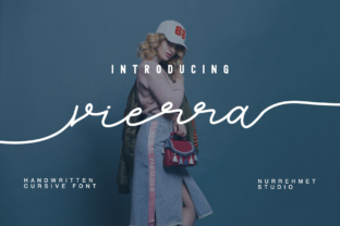 Vierra: A Charming Script Handwritten Font for Makers