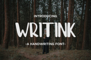 Writink: A Bold, Natural Font for Editorial Expression